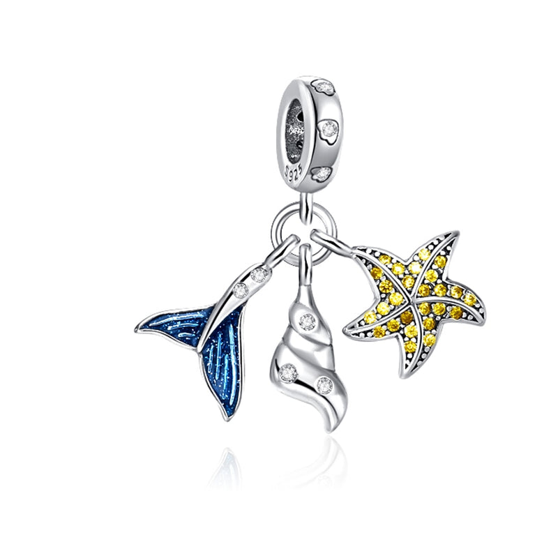 BERLOQUE CHARM PENDENTE "SEREIA & MAR" - PRATA 925