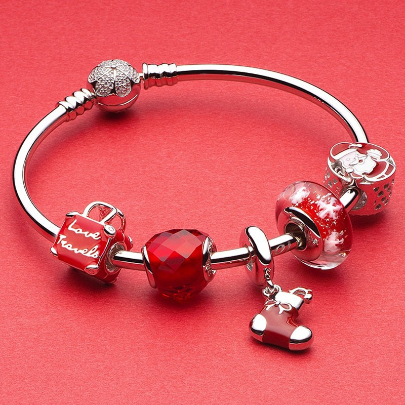 BERLOQUE CHARM "LOVE TRAVELS" - PRATA 925