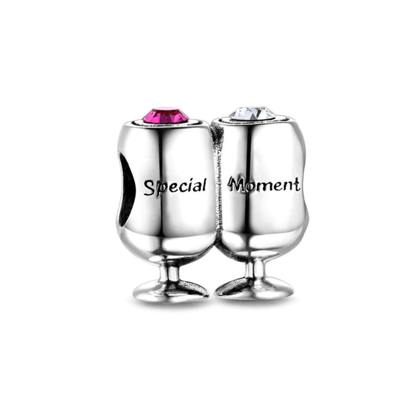 BERLOQUE CHARM "MOMENTO ESPECIAL/ VINHO" - PRATA 925