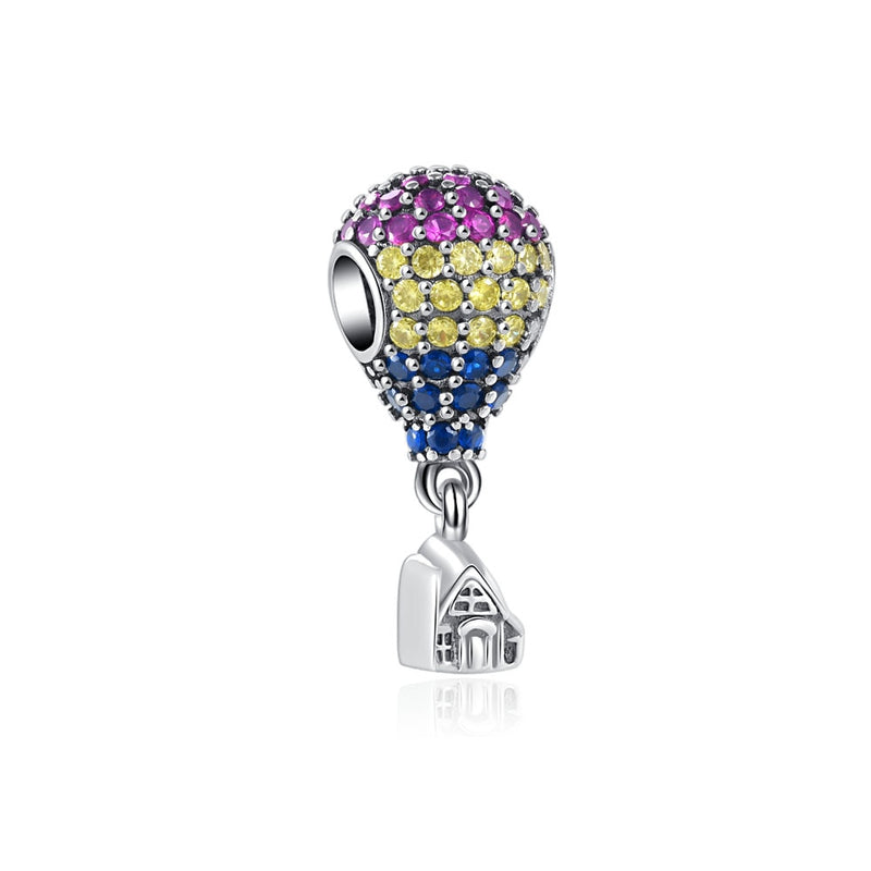 BERLOQUE CHARM PENDENTE "BALÃO MULTICOLOR" - PRATA 925