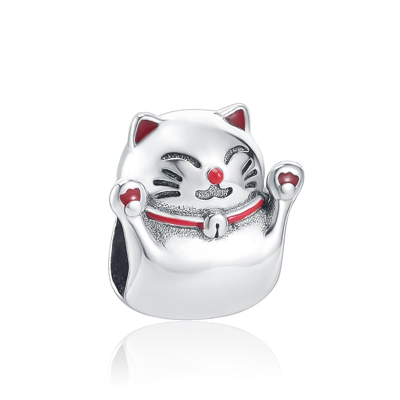 BERLOQUE CHARM SEPARADOR "GATO DA SORTE" - PRATA 925