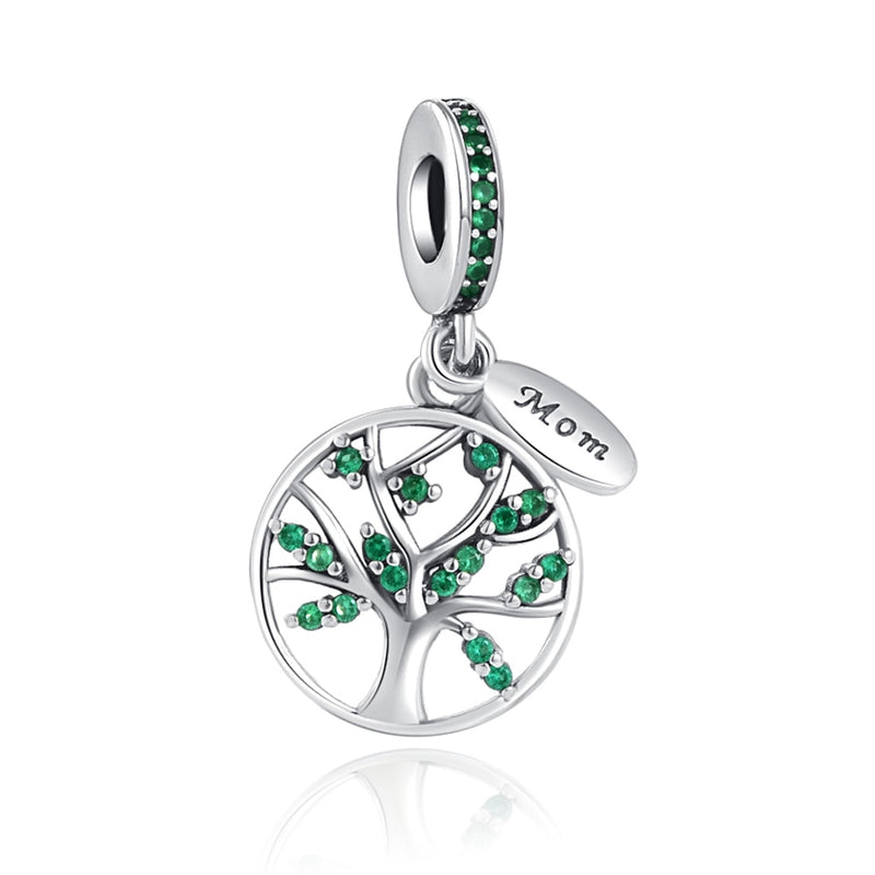 BERLOQUE CHARM PENDENTE "ÁRVORE DA VIDA MOM" - PRATA 925