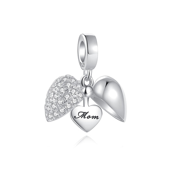 BERLOQUE CHARM PENDENTE "LOVE MOM - MÃE" - PRATA 925