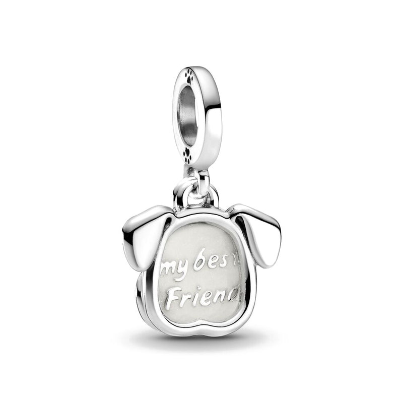 BERLOQUE CHARM PENDENTE DOG "MEU MELHOR AMIGO" - PRATA 925