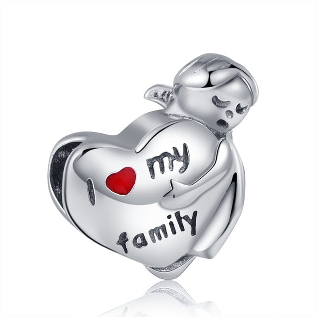 BERLOQUE CHARM "I LOVE MY FAMILY" - PRATA 925"