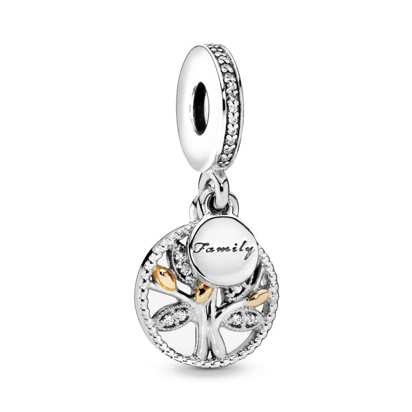 BERLOQUE CHARM PENDENTE "ÁRVORE DA VIDA FAMILY" - PRATA 925"