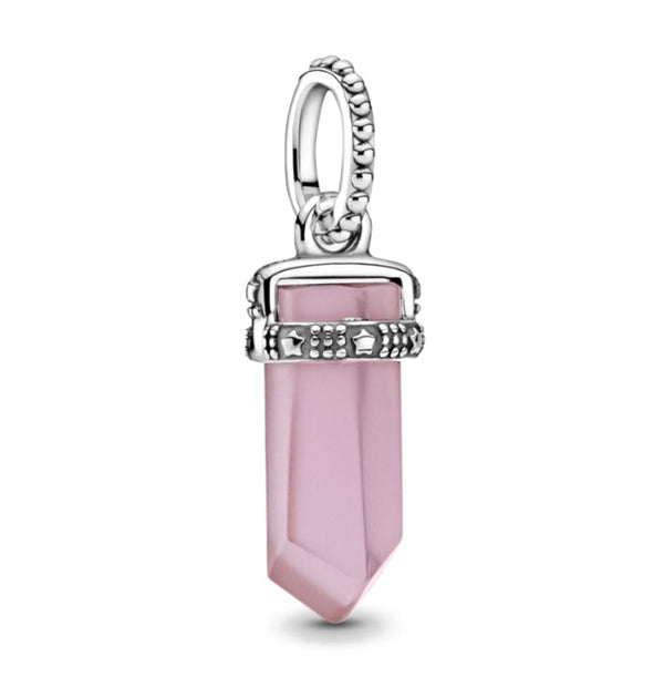 BERLOQUE CHARM "AMULETO ROSA" - PRATA 925