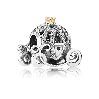 BERLOQUE CHARM "CARRUAGEM CINDERELA" - PRATA 925"