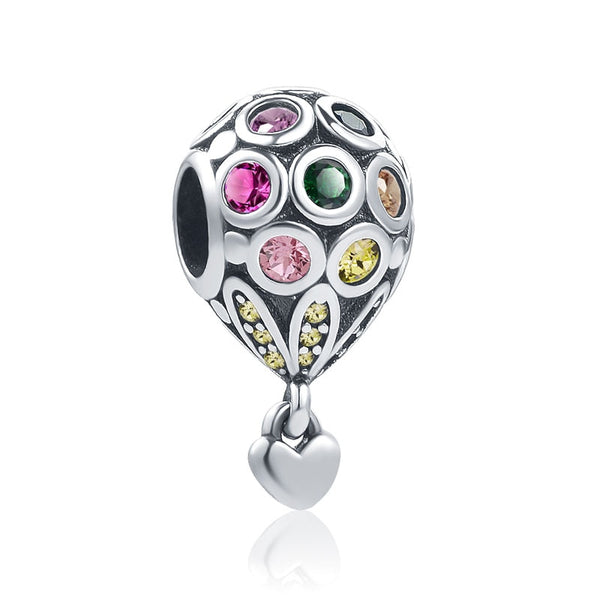 BERLOQUE CHARM PENDENTE "BALÃO COLORIDO 01" - PRATA 925