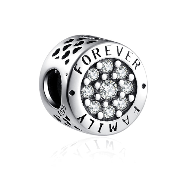 BERLOQUE CHARM SEPARADOR "FOREVER FAMILY" - PRATA 925