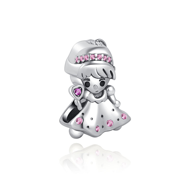 BERLOQUE CHARM "MENINA ENCANTADA" - PRATA 925