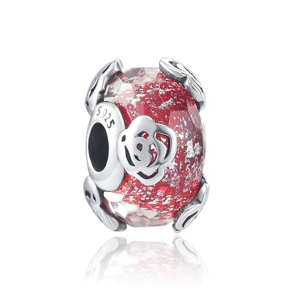 BERLOQUE CHARM "MURANO FLOWERS" - PRATA 925