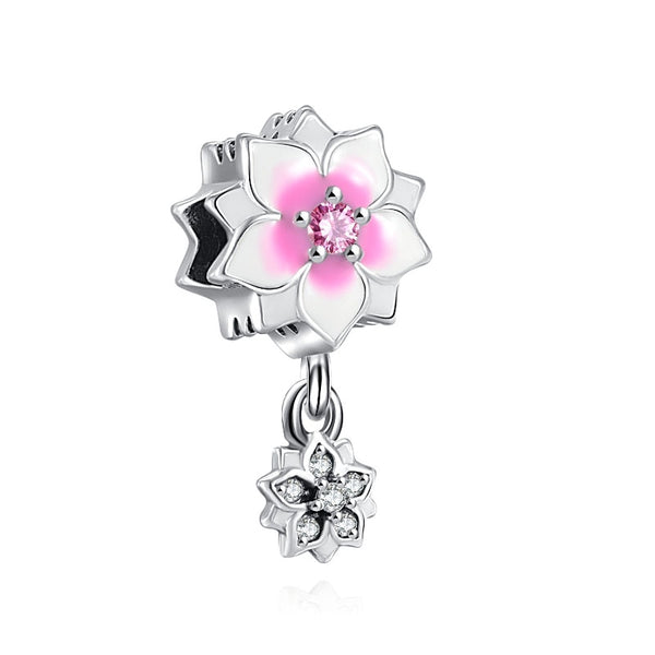 BERLOQUE CHARM PENDENTE "FLOR BELÍSSIMA" PRATA 925