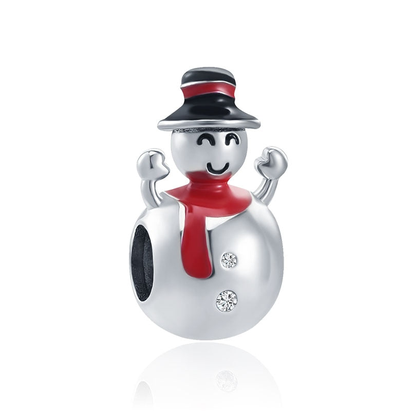 BERLOQUE CHARM "BONECO DE NEVE" - PRATA 925