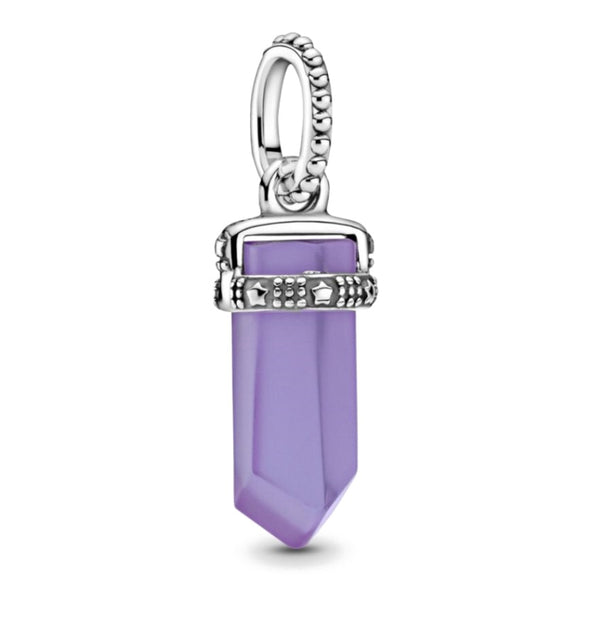 BERLOQUE CHARM "AMULETO ROXO" - PRATA 925