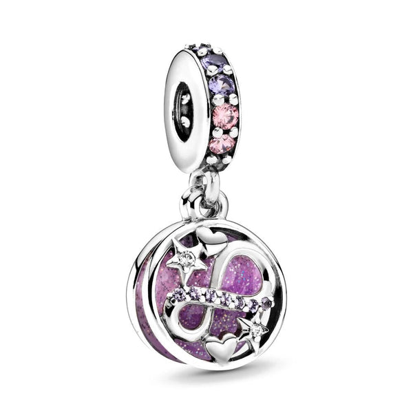 BERLOQUE CHARM PENDENTE "INFINITO" - PRATA 925"