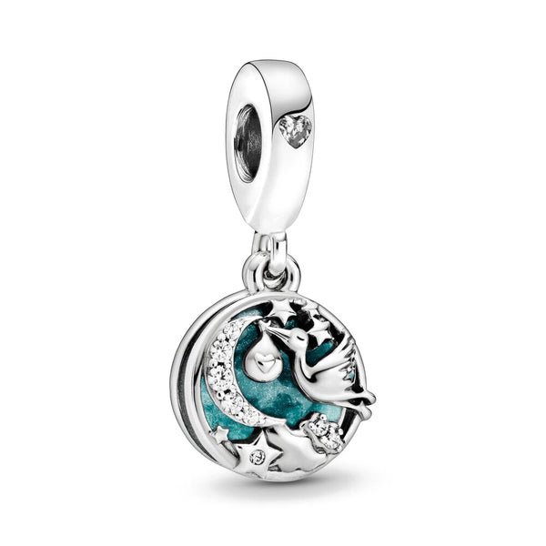 BERLOQUE CHARM PENDENTE "CEGONHA" - PRATA 925