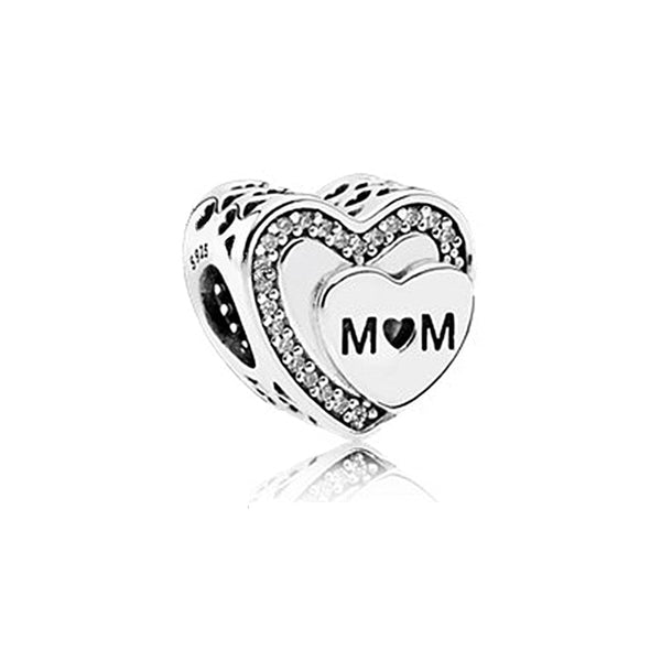 BERLOQUE CHARM MOM "MÃE" - PRATA 925'