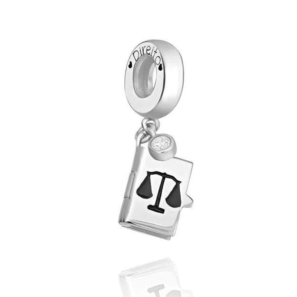 BERLOQUE CHARM PENDENTE "DIREITO" - PRATA 925