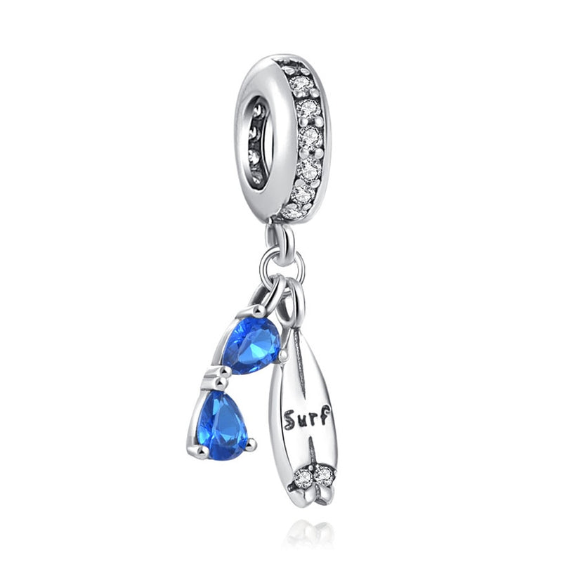 BERLOQUE CHARM PENDENTE "SURF" - PRATA 925