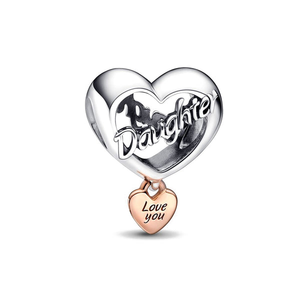 BERLOQUE CHARM "LOVE YOU DAUGHTER/ FILHA" - PRATA 925