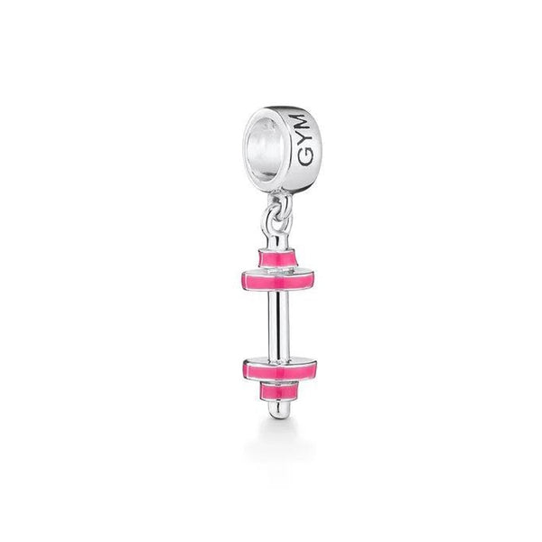 BERLOQUE CHARM PENDENTE "HALTER PINK" - PRATA 925