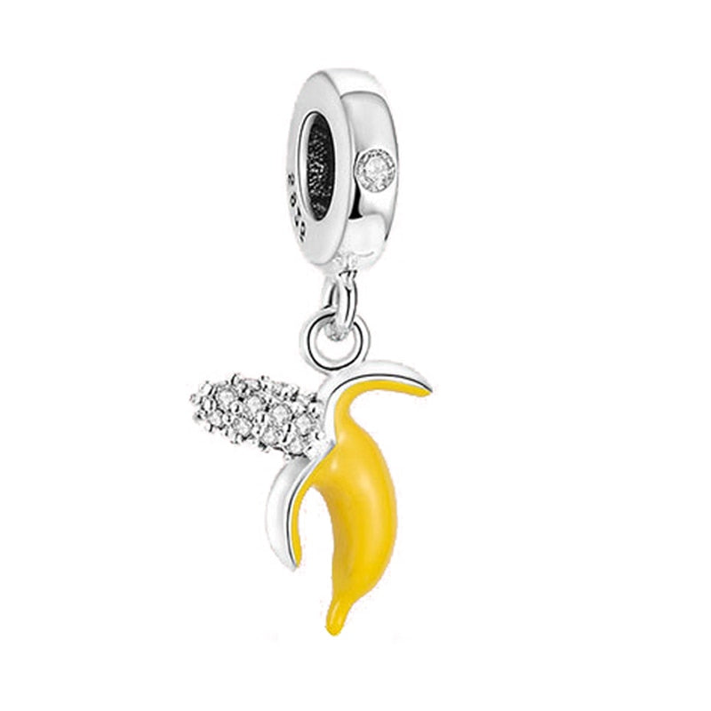 BERLOQUE CHARM PENDENTE "BANANA" - PRATA 925