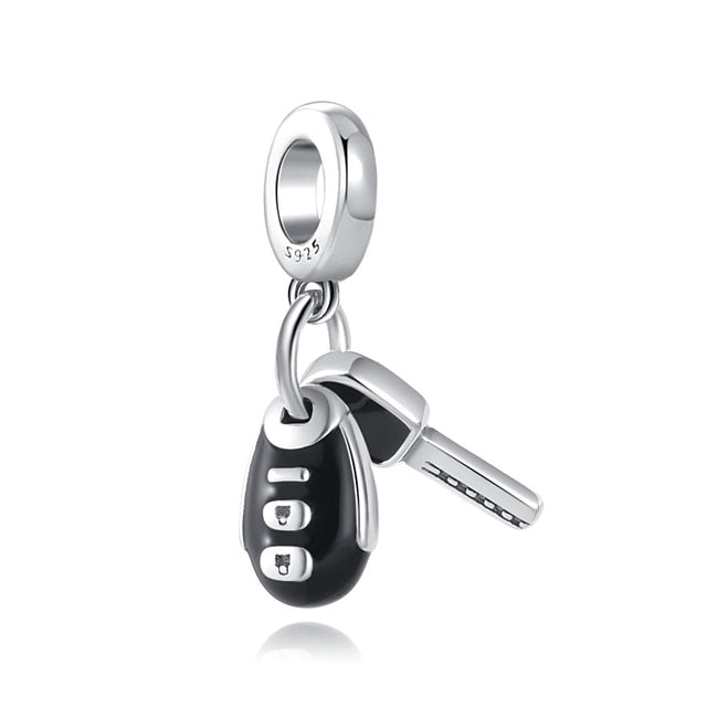 BERLOQUE CHARM PENDENTE "CHAVE DE CARRO" - PRATA 925