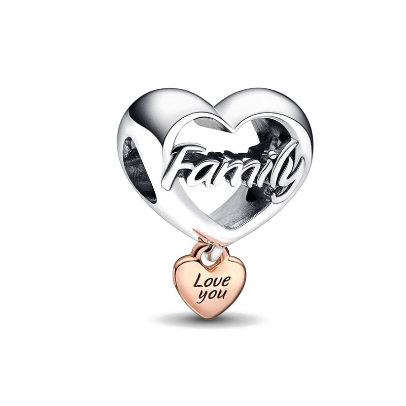 BERLOQUE CHARM "LOVE YOU FAMILY" - PRATA 925