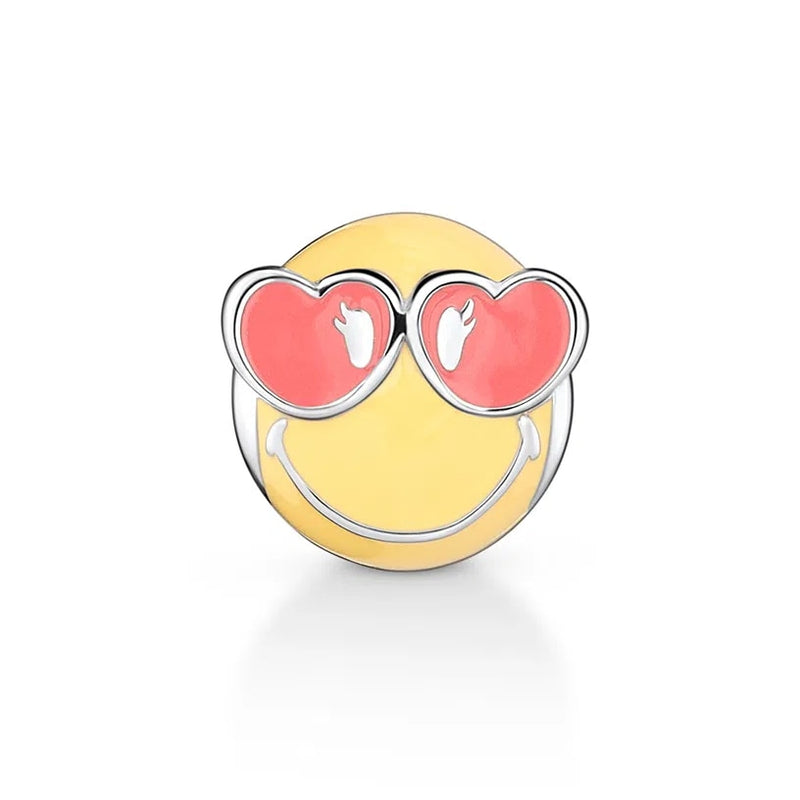 BERLOQUE CHARM SEPARADOR "EMOJI LOVE" - PRATA 925