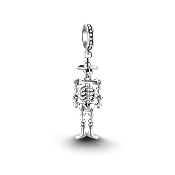 BERLOQUES CHARM PENDENTE "ESQUELETO" - PRATA 925