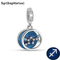 BERLOQUE CHARM "SIGNOS/ZODÍACO AZUL BRILHANTE" - PRATA 925