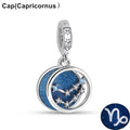 BERLOQUE CHARM "SIGNOS/ZODÍACO AZUL BRILHANTE" - PRATA 925