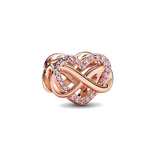 BERLOQUE CHARM SEPARADOR "INFINITO ROSÉ" - PRATA 925