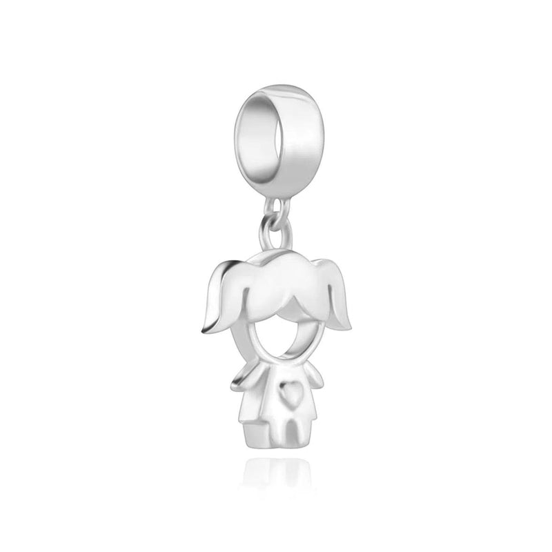 BERLOQUE CHARM PENDENTE "MENINA 3" - PRATA 925