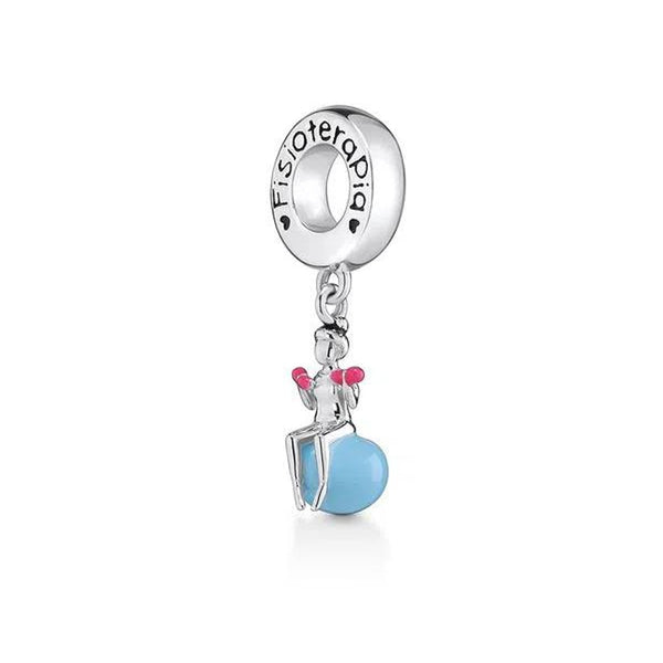 BERLOQUE CHARM PENDENTE "FISIOTERAPIA" - PRATA 925