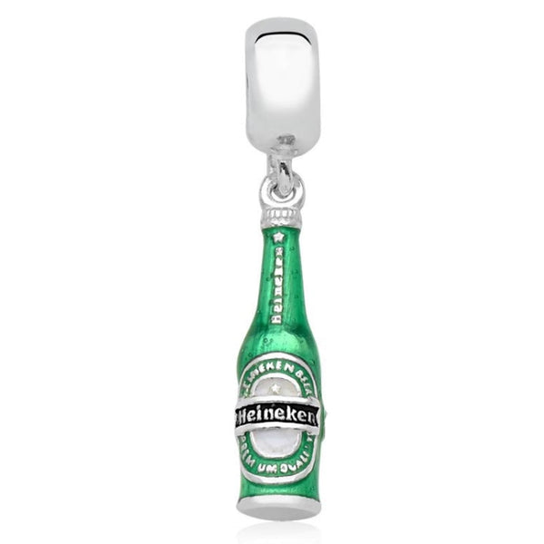 BERLOQUE CHARM PENDENTE "HEINEKEN" - PRATA 925