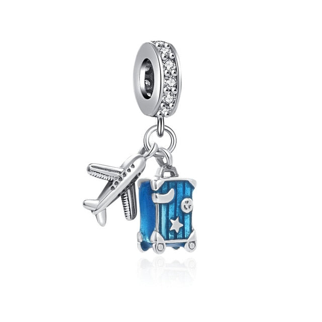 BERLOQUE CHARM PENDENTE "VIAGEM" - PRATA 925"