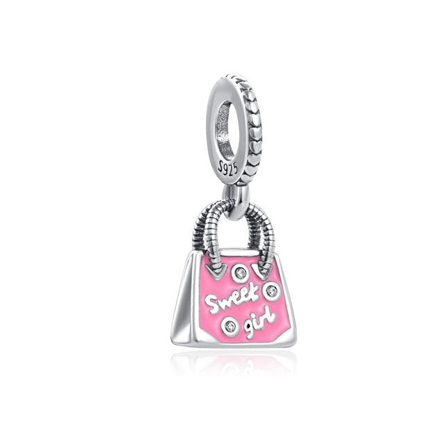 BERLOQUE CHARM PENDENTE "BOLSA SWEET GIRL" - PRATA 925