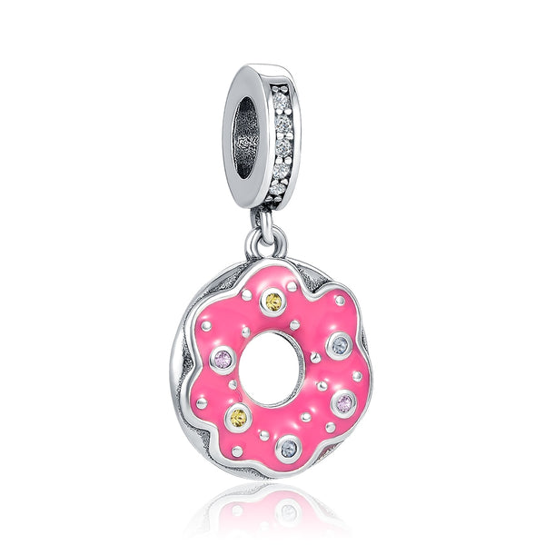 BERLOQUE CHARM PENDENTE "ROSQUINHA DONUTS" - PRATA 925