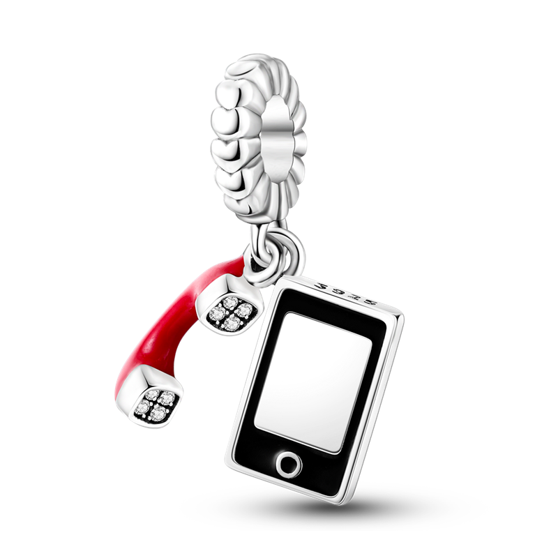 BERLOQUE CHARM PENDENTE "CELULAR" - PRATA 925