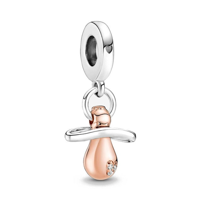 BERLOQUE CHARM PENDENTE "CHUPETA ROSÉ" - PRATA 925