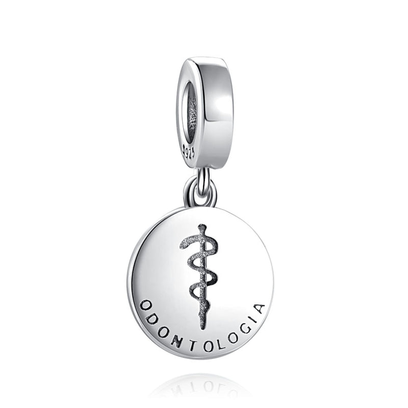 BERLOQUE CHARM PENDENTE "ODONTOLOGIA" - PRATA 925