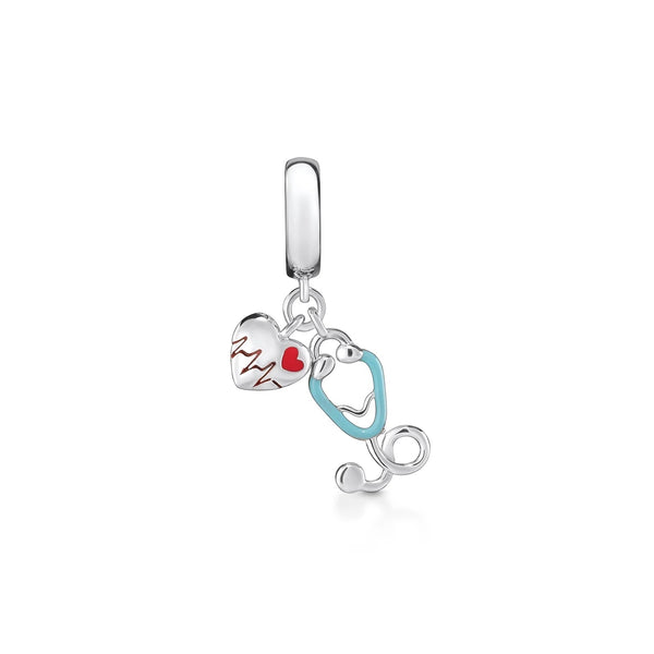 BERLOQUE CHARM PENDENTE "MEDICINA" - PRATA 925"