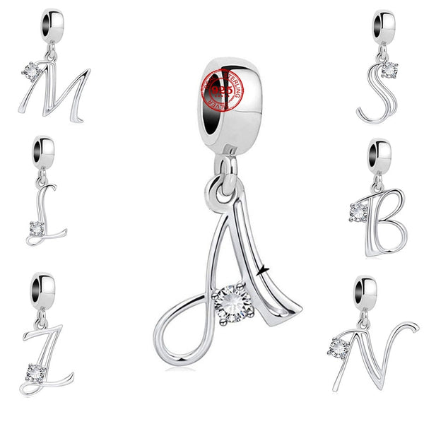 BERLOQUE CHARM PENDENTES "LETRAS A - Z" - PRATA 925