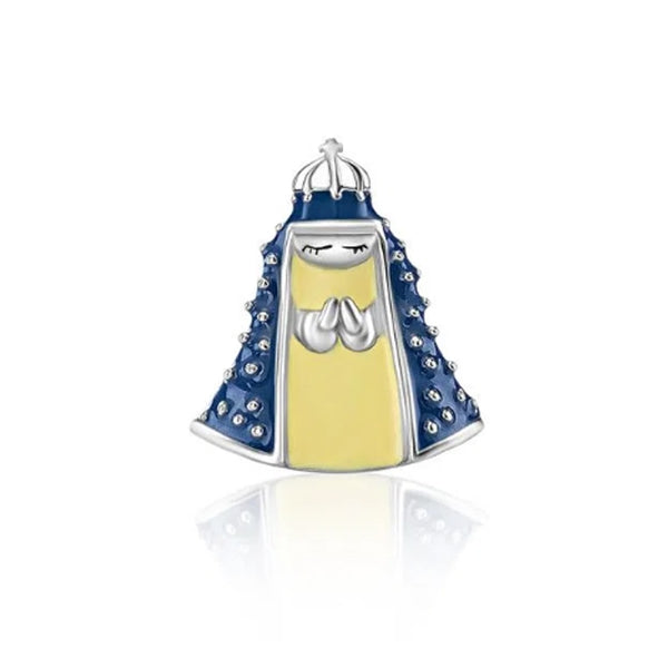 BERLOQUE CHARM "NOSSA SENHORA APARECIDA" - PRATA 925