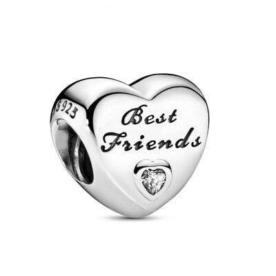 BERLOQUE CHARM BEST FRIEND "MELHOR AMIGA" - PRATA 925