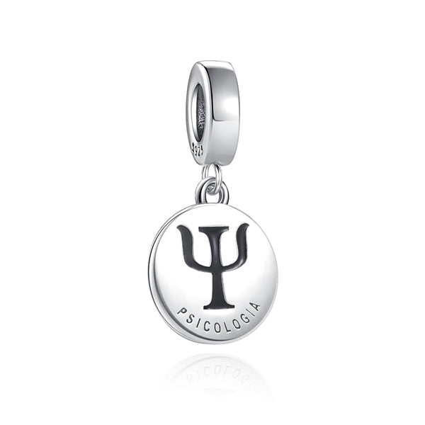 BERLOQUE CHARM PENDENTE "PSICOLOGIA" - PRATA 925