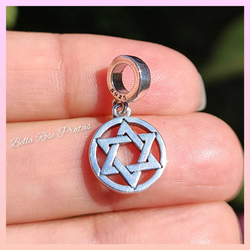 BERLOQUE CHARM PENDENTE "ESTRELA DE DAVI" - PRATA 925